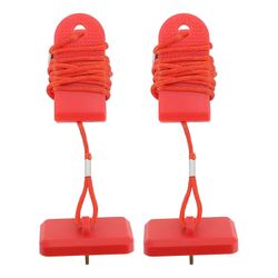 2PCS juoksumaton turva-avain hätäpysäytyskytkinharjoitus juoksukoneen turvalukkoavain useimpiin juoksumattoihin