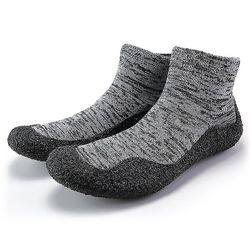 Fottøy For Sport & Travels Mens Womens Sklisikre Barefoot Sokker Sko Fitness Beach Sko Lightweight Svart grå 40