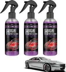 Ajhjn 100ml Quick Car Coating Spray, 3 i 1 høy beskyttelse Quick Car Coating Spray, Quick Coat Car Wax Polish Spray, Waterless Car Wash Spray, Bil ...