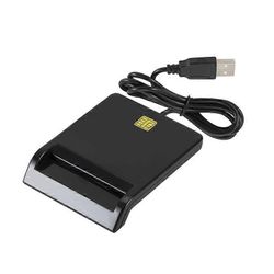 Universaali kannettava älykortinlukija pankkikorttikortille ID DNIE ATM IC SIM-kortinlukija Androidille musta