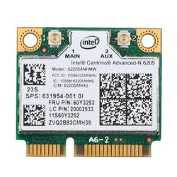 Lenovo Thinkpad X230 T430 kaksikaistainen Wireless-N WiFi-sovitin 60Y3253