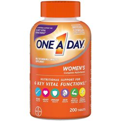 One A Day Naisten monivitamiini ja monikivennäisaine, tabletit, 200 kpl