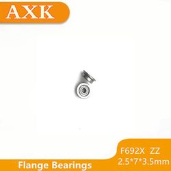 Udsalg Gratis forsendelse 10stk 2.5 x 7 3.5mm F692xzz Afskærmet model Kugleflangeleje 2.5 * 7 * 3.5mm
