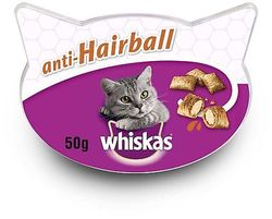 Whiskas Anti-Hairball välttää karvapalloja kissoilla (Kissat , Herkut, Keksit) 60 GR