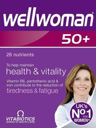 30x Vitabiotics Wellwoman Tabletit 50+ miesten vitamiinit Mineraalit - 3 pakkausta 2 kpl