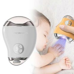 2-in-1 sähköinen kynsileikkuri LED-valolla - automaattinen trimmeri varpaankynsille ja kynsille, 3 tilaa lapsille, aikuisille ja eläkeläisille Valk...