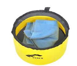 Ruili 5l Folding Bowl Håndvask Vandpose Udendørs sort