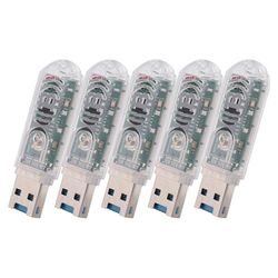 5 kpl Lucky Miner V3 Btc Miner Silent Miner Machine USB-louhintakone LV03 74KH / S Mini Asic Mini Kuten