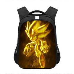 Ssyy SONIC RACING Koululaukut Lapset Pojat Tytöt Reppu Muoti Suosittu Kuvio Kannettava Reppu Teini-ikäisille Matkalaukku Kuvan väri