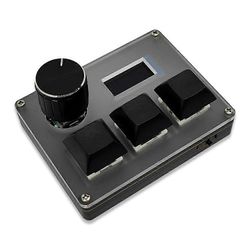 3-näppäiminen langallinen mukautettu näppäimistö Blue Axis Switch OSU -pelinäppäimistö