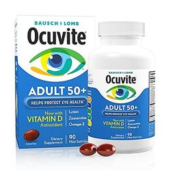 Ocuvite Eye Vitamin & Mineral Supplement 90 pehmeän geelin pakkaus vaihtelee