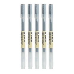 5kpl / setti Kawaii Mujis geelikynä musta / punainen / sininen 0,38mm 0,5mm muste Japanin värikynä toimisto koulu kuulakärkikynä paperitavarat Must...