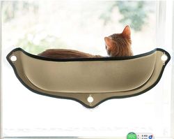 Ruili Cat Hængekøje Bed Mount Vindue Pod Hvilestol Sucker Soft Hyggeligt Hus Bur