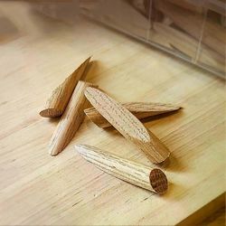 50 kpl puinen taskureikätulppa 95mm mänty/tammitulpat puuntyöstöhuonekalujen liitostarvikkeet puuntyöstöön Taskureikä