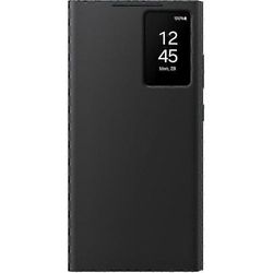 Virallinen Galaxy S23 Ultra, Galaxy S24 Ultra Smart View Lompakkokotelon Suojakuori, Musta