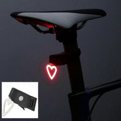 Led-pyörän valo, kevyt, pyörälle, mtb, pyöräily - luu Sydän