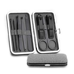 Nail Manicure Sæt Suit Saks Stål Rustfrit Pedicure Tool File Care Travel Hygiejne Kit Nail Trimmer Cutter Tool Set