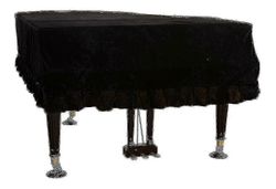 Samettinen flyygelin kansi tarttumaton ja antistaattinen muotoilu musta 150 to 160CM