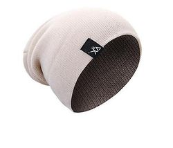 Langytx Kashmir Slouchy Strik Beanie Hat Til Kvinder Vinter Blød Varm Damer Uld Strikket Skull Beanies Cap Farve 2 ONE SIZE