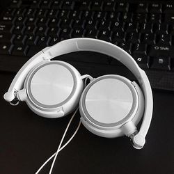 Engros stereobashovedtelefoner til Sony med mikrofon støjreducerende headset Baslyd Hifi Music Øretelefon
