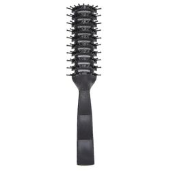 Ventileret detangling hårbørste Antistatisk detangling børste styling hårbørste værktøj til føntørring hår kæmning hår (2 stk, sort)