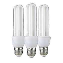 E27 ultravioletti UV-valo putki polttimo desinfiointi sterilointi lamppu punkit valot bakteereja tappava lamppu polttimo led-valo 3kpl 2U-9W