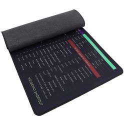 Tietokonetyyny opiskelijoille luistamaton viite 1kpl Musta 90.00X40.00X0.20CM