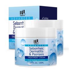 1-3X seborrooinen dermatiittivoide, päänahan hoito psoriaasiin, follikuliittiin, kuivaan kutisevaan päänahkaan 2pcs