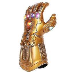 Thanos-handsker til børn Infinity-handske med LED-lys Avengers 4 cosplaylegetøj