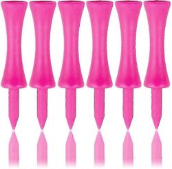 100 Countin pakkaus 57 mm:n vaaleanpunaisia muovisia golf-t-paitoja