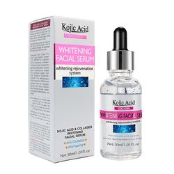 Kojic Acid Collagen Skin Care Kit Whitening Face Cream Brightening Essence Cleansing Gel Spf50 + solkrem 30g ansiktsserum