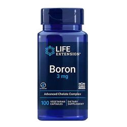 Life Extension boori,3 mg,100 Vcaps (6 kpl:n pakkaus)