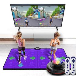 Joogamatto elektroninen tanssimatto - harjoituskunto liukumaton tanssimattopeli televisioon, aikuisten duotanssipeli, langaton HDMI-musiikkitanssim...