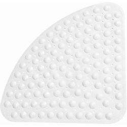 suihkumatto luistamaton neljännesympyrä kulma kylpymatto kylpymatto imukupit kylpyamme suihku 54 x 54cm - valkoinen