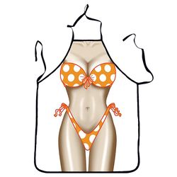 Ruili Creative Sexy Digital Udskrivning Fashionable Forklæde WQ 060