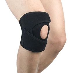 1Pcs sport knæ puder sports sikkerhed knæbeskytter kører basketball tandbøjle mænd udendørs fitness knæ ærme gear