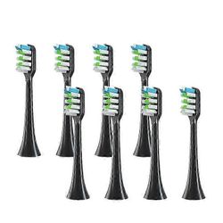 sopii 8 kpl vaihtohammasharjan päihin V1X3 / X3U X1 / X3 / X5 sähköhammasharjaspäille-YI WU CHUN HUI Musta