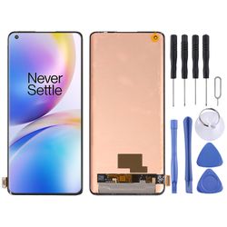 Oem LCD-skærm til Oneplus 8 Pro med Digitizer Full Assembly (sort)