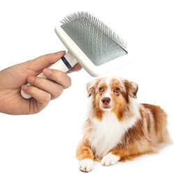 Dercass Hund Kam Pet Grooming Needle Comb Hund Kat Hvalp Hår Kaste Grooming Trimmer Fur Comb Brush Slicker Tool 1 stk