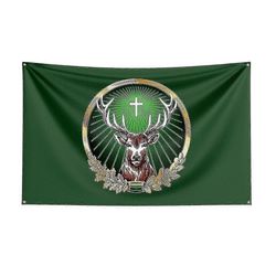 Syntynyt kaunis 3x5 Jagers lippu polyesteripainettu alkoholibanneri sisustukseen B 60 x 90cm
