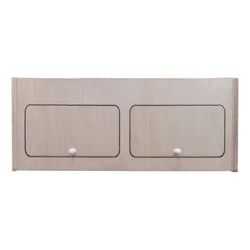 MonsterShop Asuntoauton yläkaappi - 80cm x 30cm x 30cm Luonnollinen