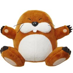 Bhtv 22cm Monty Mole plysj Toy Stuffed Animal Doll Soft Ant Mouse Naturtro Mole Plushie søt til bursdagsgave Boy Girls Party