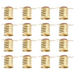 25 kpl polttimon pistorasia E10 valosovitin E10 lampun kantapolttimo kantasovitin pienoislampun kanta Golden 1.9x1.2cm