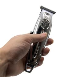 Caraele Kemei Ny All Metal Professional Hair Clipper Mænd Usb Electric trådløs hår trimmer T-blade Carving