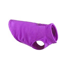 Vinter Blød Fleece Pet Hund Tøj Hvalp Tøj Kostumer Jakke Lilla M