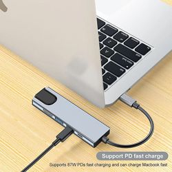 Hub dokkingstasjon USB-kortleser kortleser kortleser telefon tf kortleser SD-kortleser otg kortleser type C-adapter type C-leser USB-hub