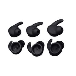 Farfi 3 par silikon øretelefon beskyttende deksel Ear Caps erstatning for Huawei Am61 Svart
