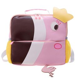 Ny sød tegneserie børnehave drenge og piger på bagsiden af den koreanske version af Trend Bag Flamingoer
