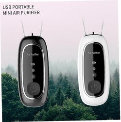 AIR StrømfordelingsudstyrBærbar luftrenser USB negativ ioniseret hvid