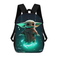 Reppu 799QF Yoda vauvan reppu rento päiväreppu koululaukku reppu laukku reppu olkapää monikäyttöinen kannettavan tietokoneen reppu lapsille teini a...